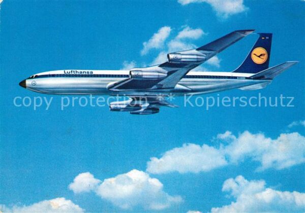 Lufthansa Boeing 707 Intercontinental Jet