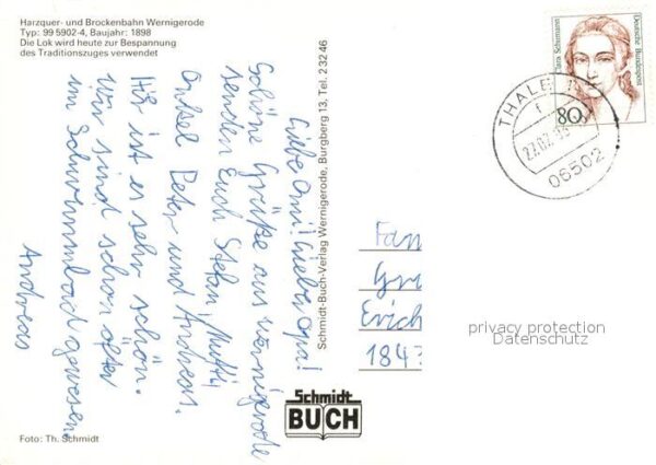 Lokomotive Harzquer- und Brockenbahn Wernigerode – Bild 2