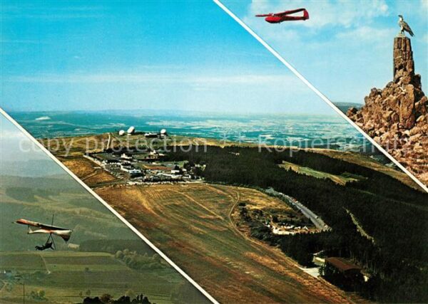 Segelflug Gliding Vol-Voile Vuolo-a-Vela Wasserkuppe Rhön Fliegerdenkmal