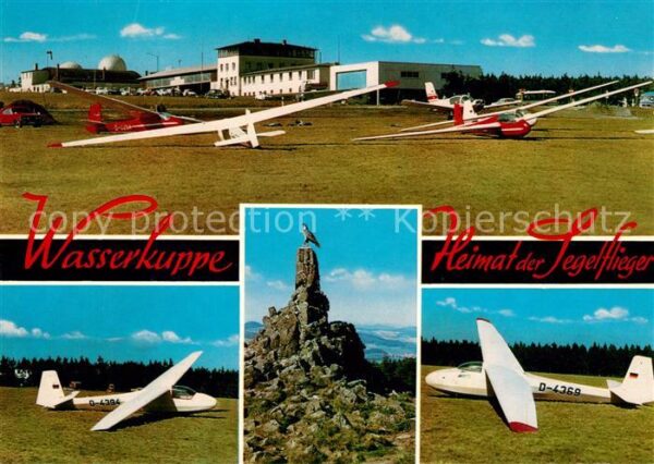 Segelflug Gliding Vol-Voile Vuolo-a-Vela Wasserkuppe Rhön Fliegerdenkmal