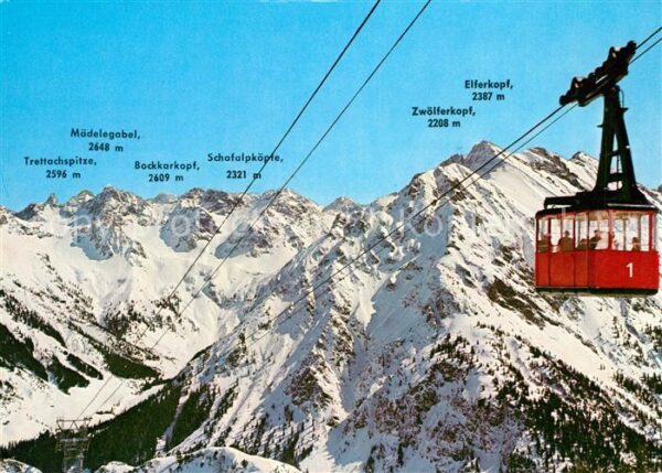 Seilbahn Walmendingerhorn Mittelberg Kleines Wal
