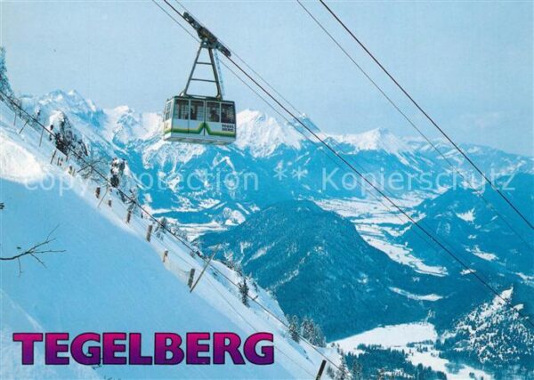 Seilbahn Tegelberg Tiroler und Allgäuer Hochgebi