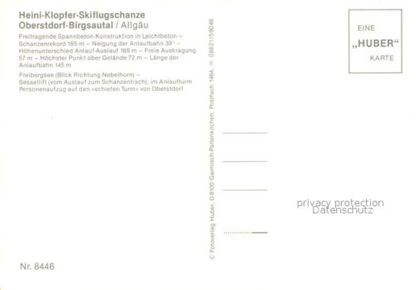 Ski-Flugschanze Heini-Klopfer Oberstdorf Birgsautal Fre – Bild 2