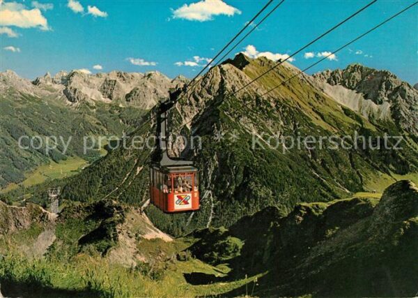 Seilbahn Walmendingerhorn Kleinwalsertal Schafal