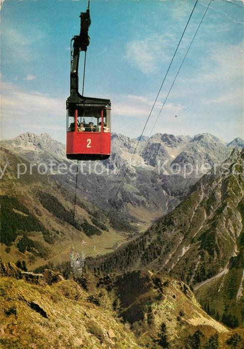 Seilbahn Walmendingerhorn Schafalpen Mittelberg