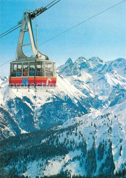 Seilbahn Fellhorn Birgsautal Oberstdorf Trettach