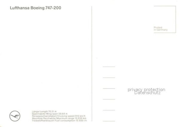 Lufthansa Boeing 747-200 – Bild 2