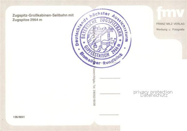 Seilbahn Bayerische Zugspitzbahn Zugspitze – Bild 2