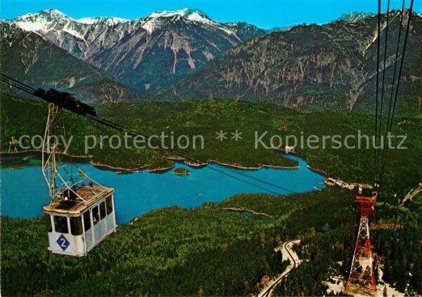 Seilbahn Zugspitze Eibsee Ammergauer Alpen