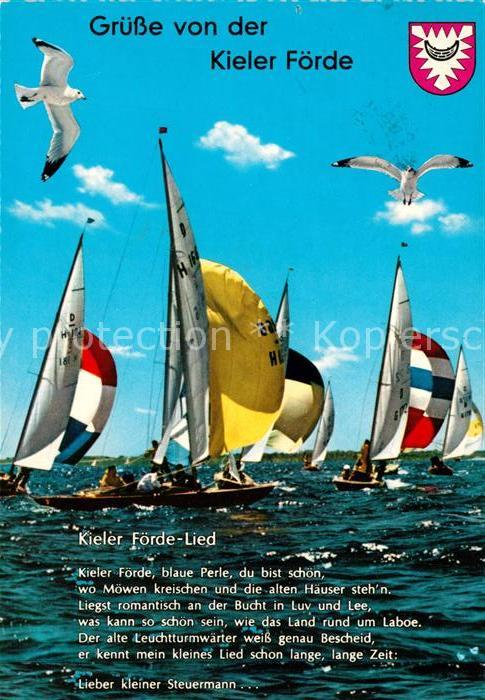 Segelboote Kieler Förde Lied Möwe
