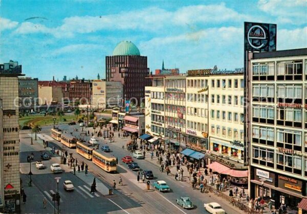 Strassenbahn Hannover Georgstrasse Anzeigerhochhaus