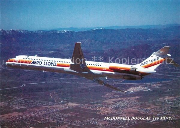 Flugzeuge Zivil McDonnell Douglas Typ MD-83 Aero Lloyd
