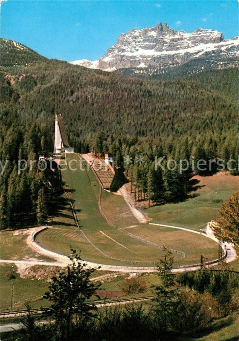 Ski-Flugschanze Trampolino Olimpico da Salto Italia Cor