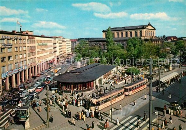 Strassenbahn Hannover Cafe am Kröpcke Opernhaus