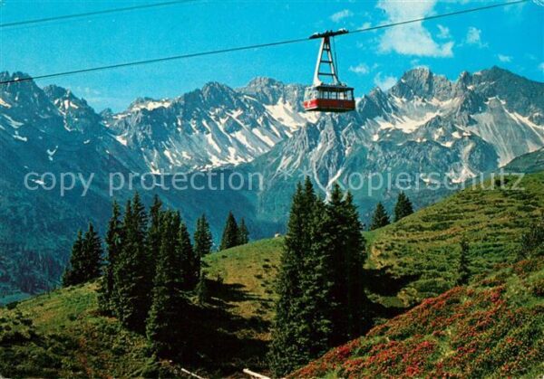 Seilbahn Fellhorn Oberstdorf Birgsautal