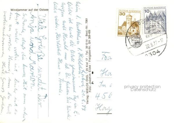 Segelschiffe Windjammer Ostsee Fliegeraufnahme – Bild 2