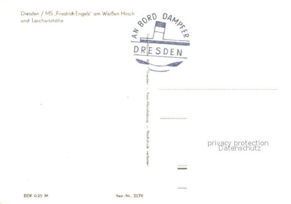 Motorschiffe MS Friedrich Engels Dresden Weisser Hir – Bild 2