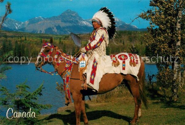 Indianer Native American Pferd Plains Indians Canada