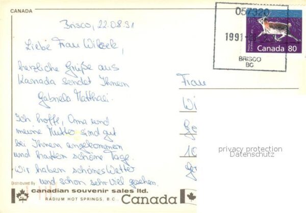 Baeren Hirsch Steinbock Blume Regenbogen Canad – Bild 2