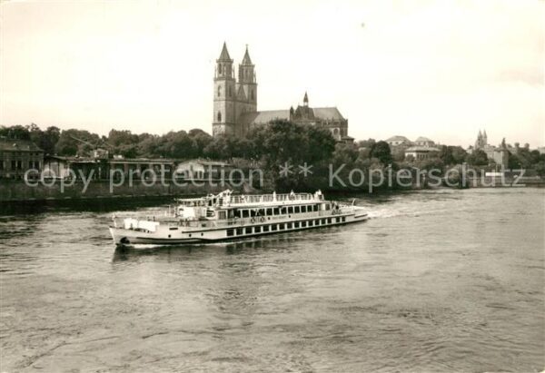 Motorschiffe Erich Weinert Magdeburg Elbe Dom