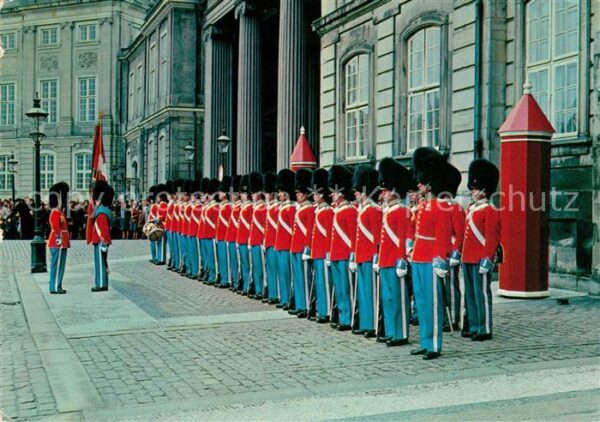 Leibgarde Wache Kopenhagen Wachtparade