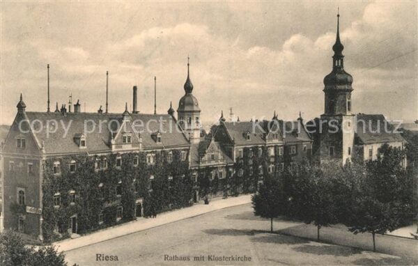 Riesa Sachsen Rathaus Klosterkirche