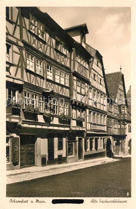 Ochsenfurt Alte Fachwerkhäuser