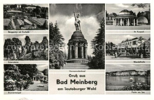 Bad Meinberg Hermannsdenkmal Wandelhalle Externstein