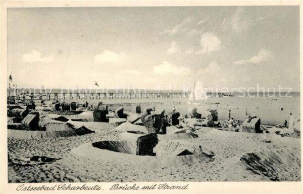Scharbeutz Ostseebad Brücke Strand