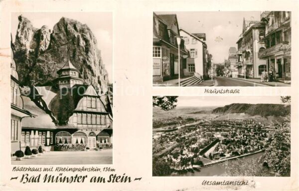 Bad Muenster Stein Ebernburg Hauptstrasse Bäderhaus Rheingrafenstein