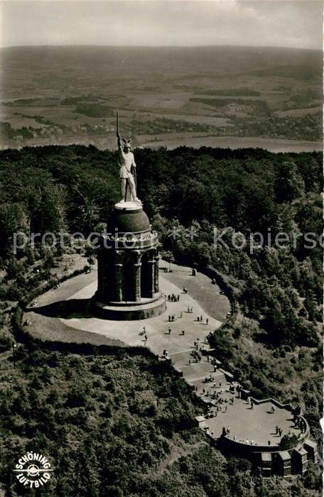 Hermannsdenkmal Fliegeraufnahme