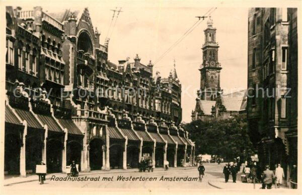 Amsterdam Niederlande Raadhuisstraat Westertoren