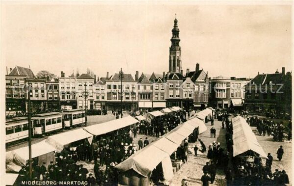 Middelburg Zeeland Marktdag
