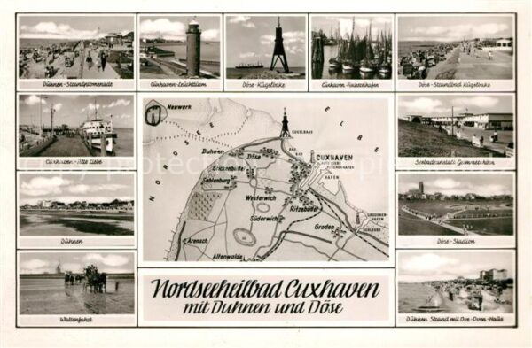 Cuxhaven Nordseebad Döse Kugelbake Alte Linde Wattenfahrt