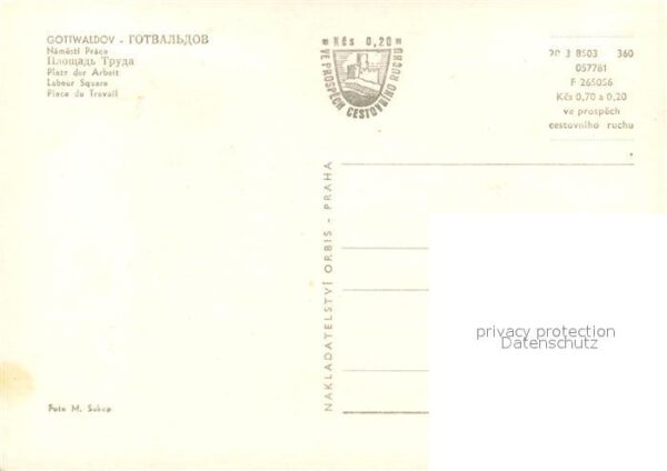 Gottwaldov Tschechien Namesti Prace – Bild 2