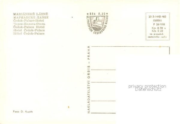Marianske Lazne Cedok-Palace-Hotel – Bild 2