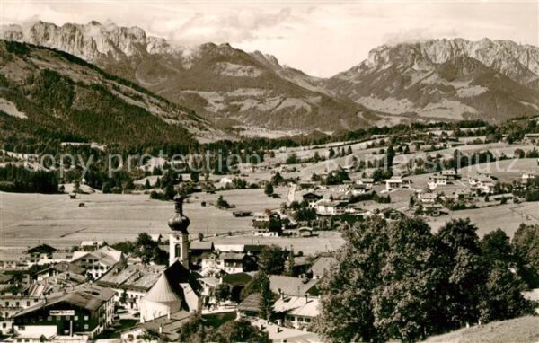 Reit Winkl Panorama mit Kaisergebirge