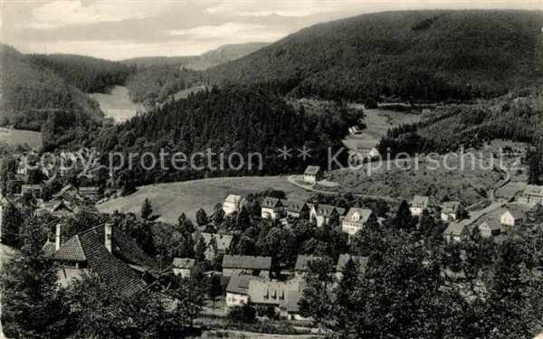 Bad Grund Panorama Schönhofsblick 100 Jahre Kur-