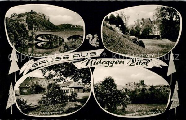 Nideggen Eifel Rur Brücke Haus Effels Jugendherberge B