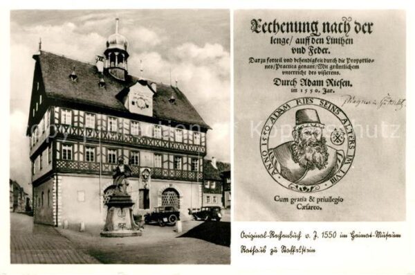 Staffelstein Rathaus Denkmal Titelblatt des Original