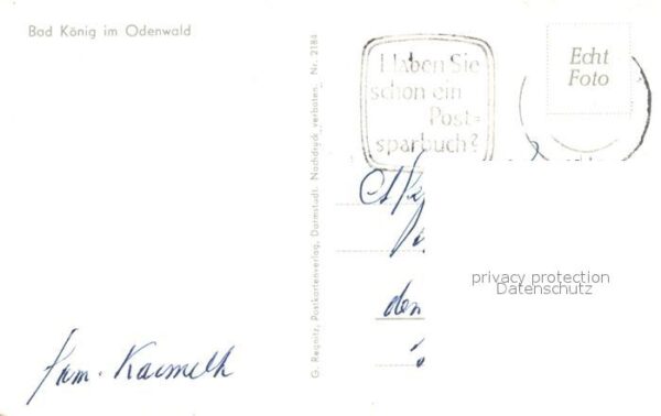 Bad Koenig Odenwald Ortsansicht mit Kirche – Bild 2