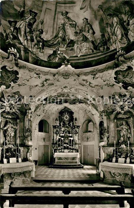 Hohenpeissenberg Wallfahrtskapelle Innenansicht Altar Fr