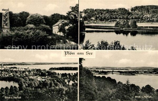 Ploen See Hotel Parnass Landschaftspanorama Natur