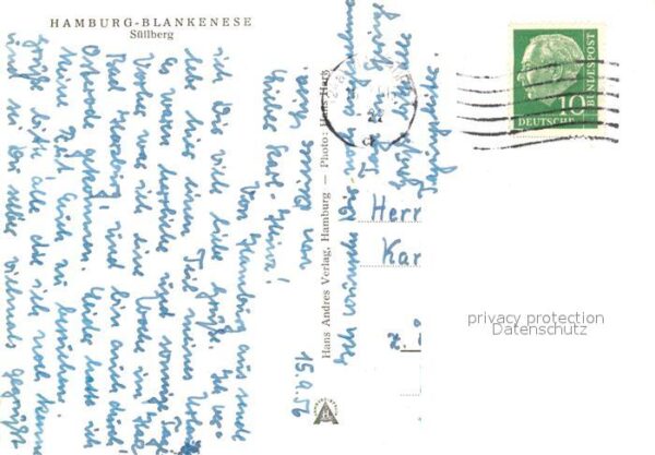 Blankenese Hamburg Panorama Süllberg – Bild 2