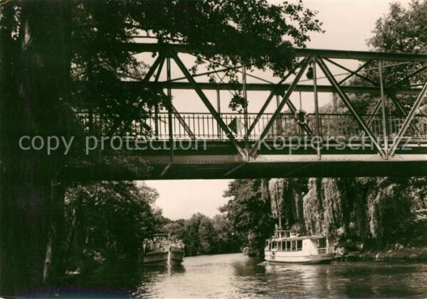 Berlin Hessenwinkel Gosener Kanal Brücke