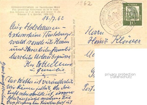 Detmold Hermannsdenkmal im Teutoburger Wald Fli – Bild 2