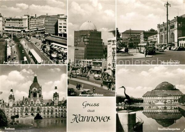 Hannover Kröpcke Anzeigerhochhaus Hauptbahnhof S