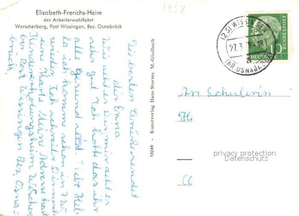 Wissingen Elisabeth Frerichs Heim der AWO Wersche – Bild 2