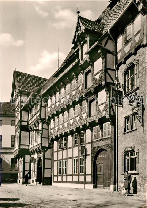 Braunschweig Gildehaus am Burgplatz Fachwerkhaus His