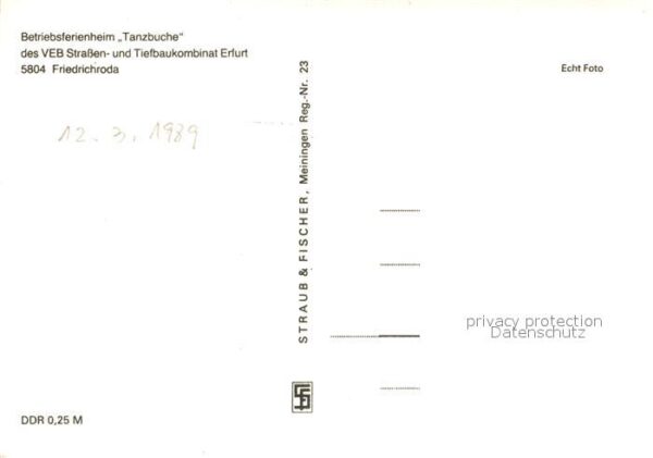 Friedrichroda Betriebsferienheim Tanzbuche – Bild 2